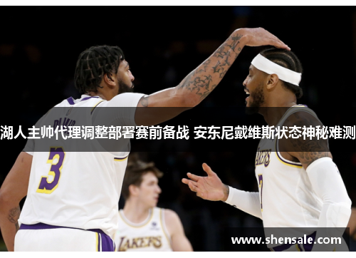 湖人主帅代理调整部署赛前备战 安东尼戴维斯状态神秘难测